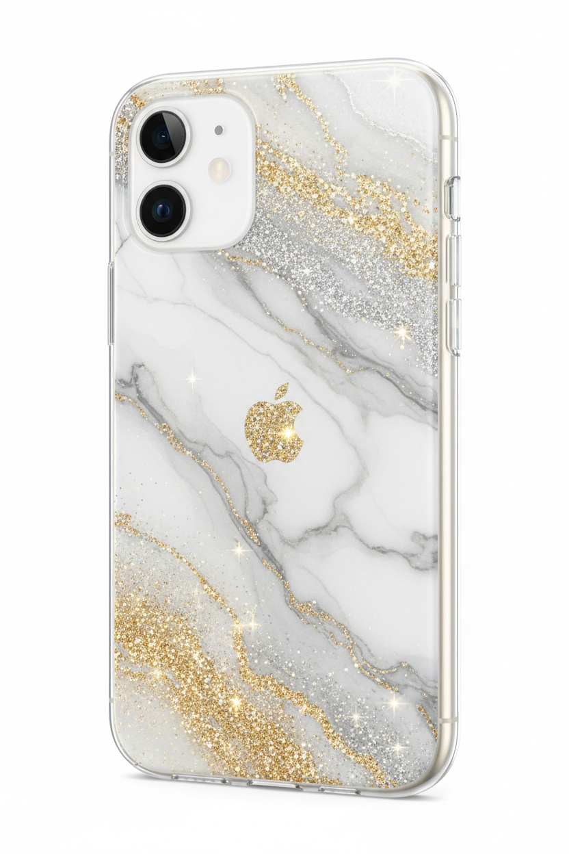 Glittery Marble Phone Case